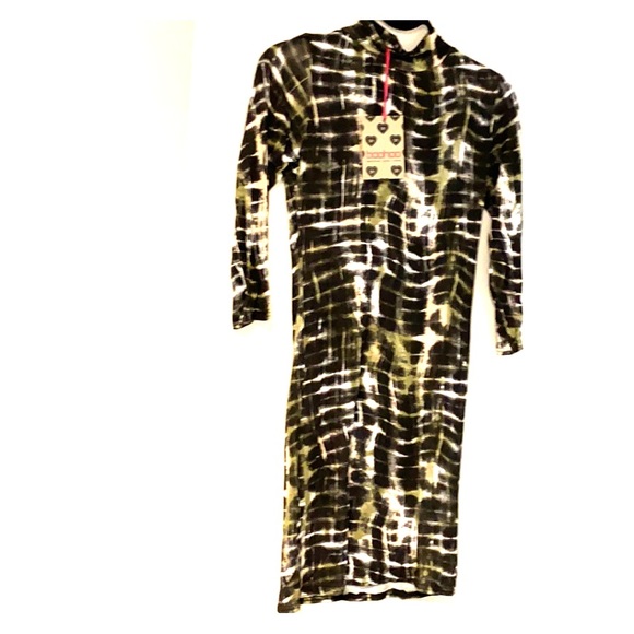 Boohoo long sleeve turtleneck mini dress - Picture 1 of 4